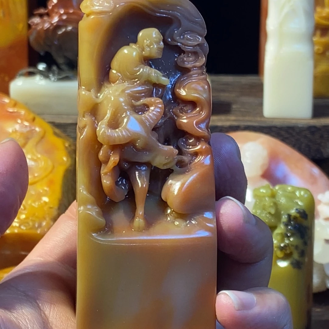 逆***客印石寿山石老挝善伯体