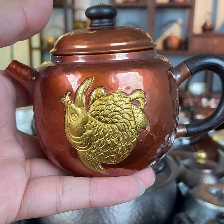 纯手工制作一铜壶制作