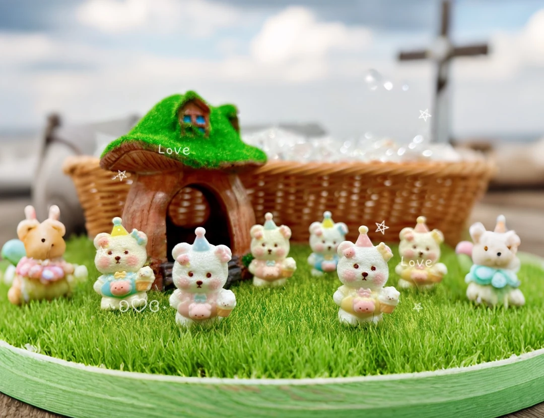 【歪歪定制】立体猪猪莉娜熊高品质手工树脂创意diy配件