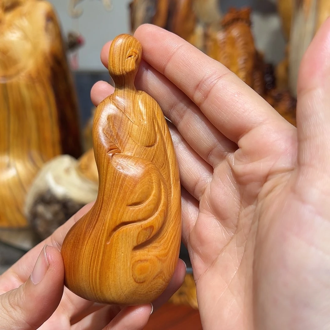 柏木（崖柏）崖柏木手把件摆件