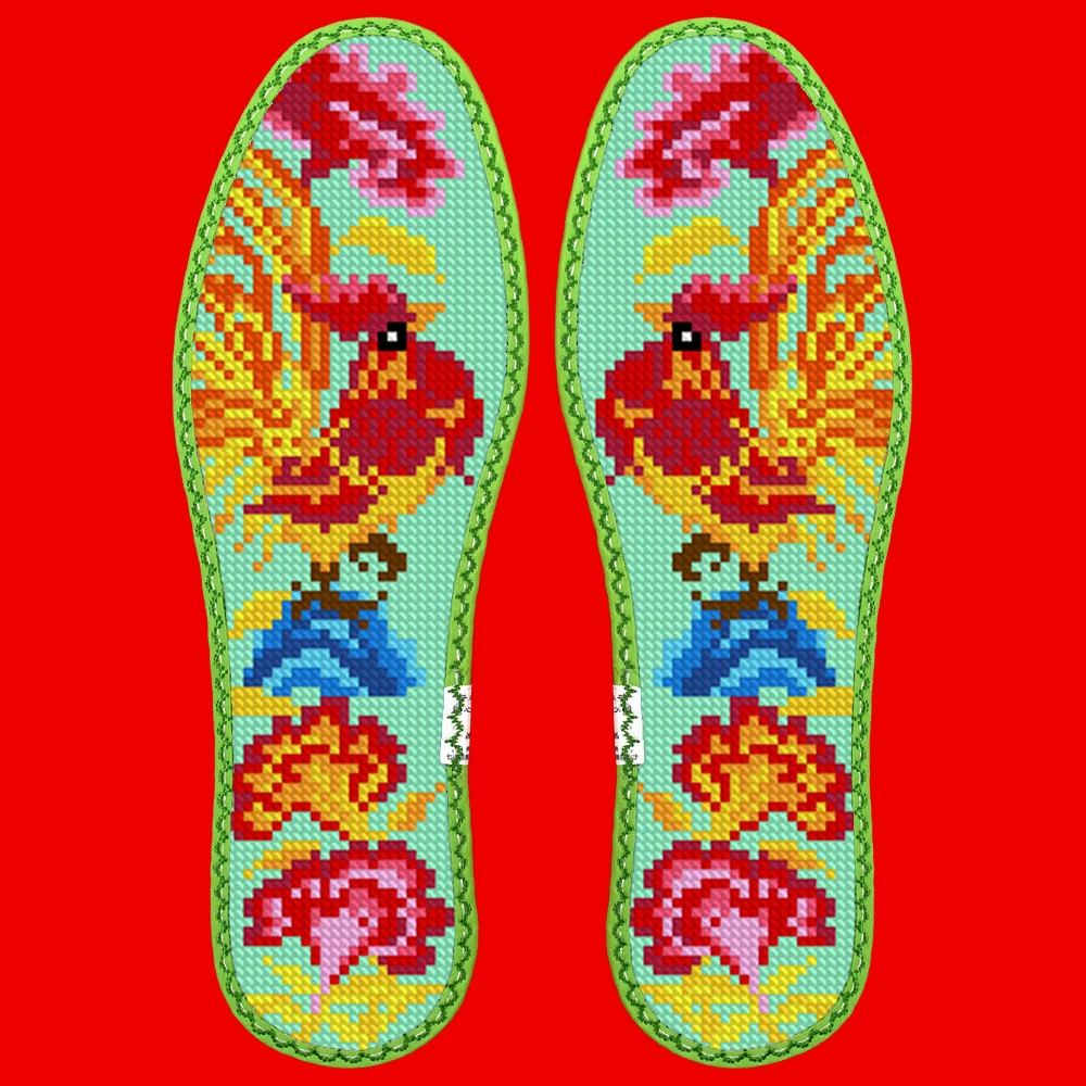 （S57109)11CT十字绣鞋垫正品套装现货现发（粉丝福利）