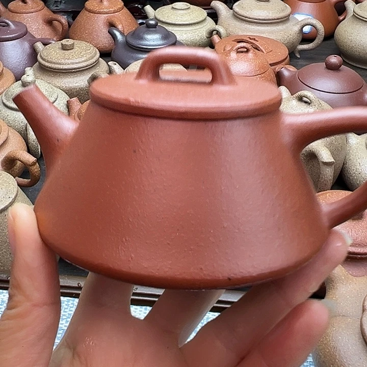 紫砂茶壶朱泥紫砂壶