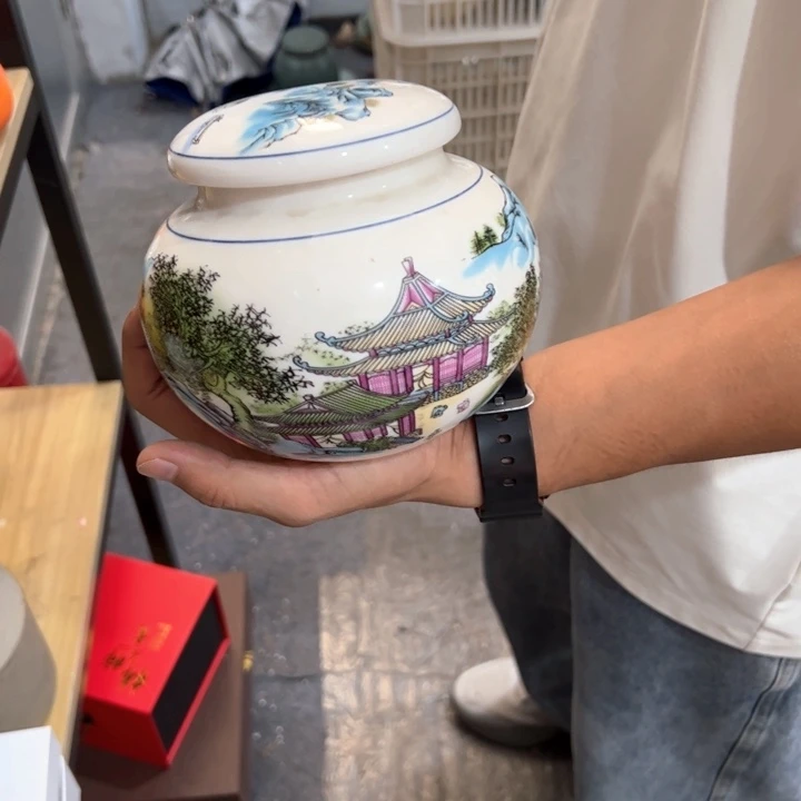瑕疵福利品陶瓷茶叶罐