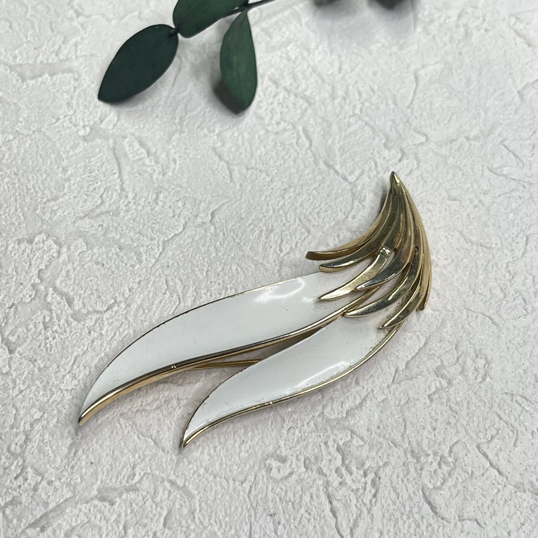 铜合金珐琅胸针 【六六中古】孤品复古胸针th4643