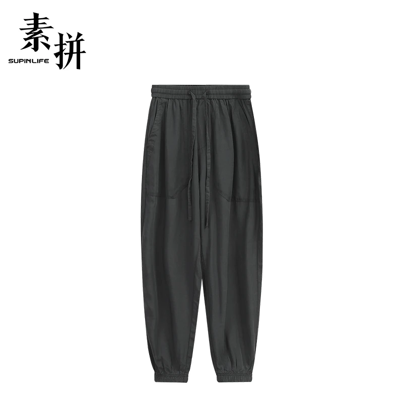 素拼休闲裤SPBXK423230AM
