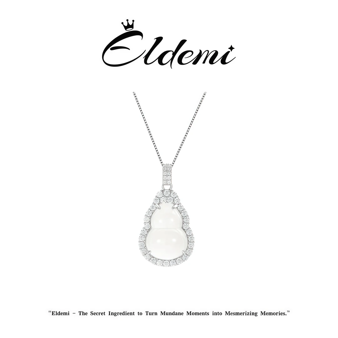 坠链均925银 C1504【马达加斯加弥勒葫芦】Eldemi设计师款轻奢项链