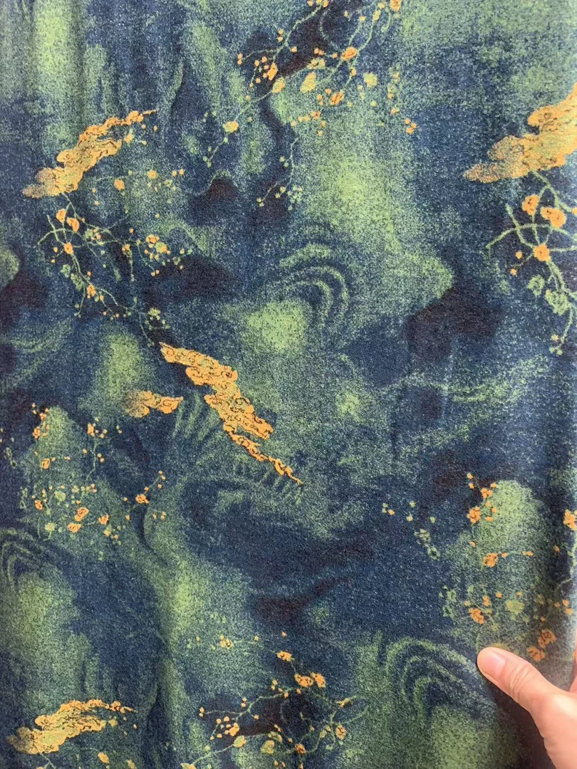 织花奥绒花色    黄荷塘月色