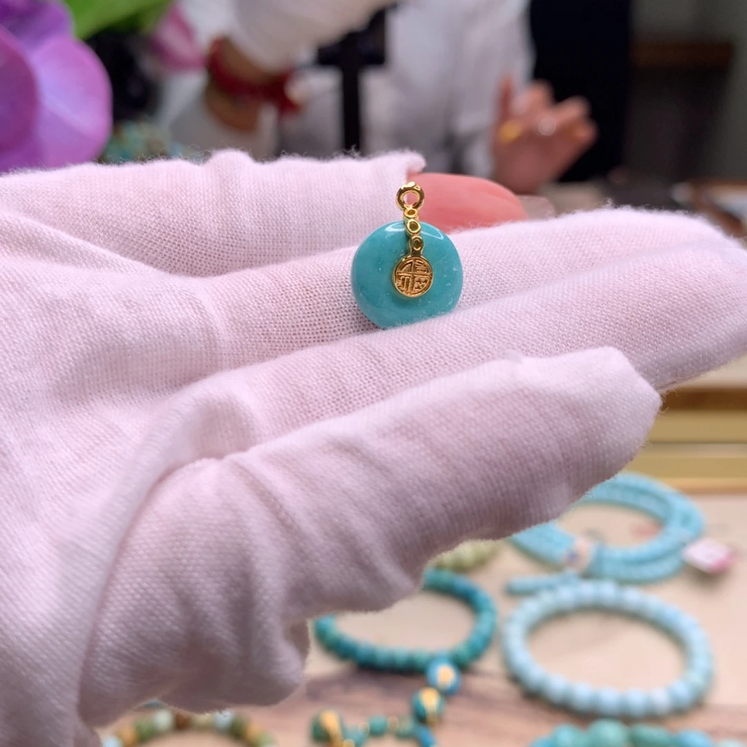 绿松石未镶嵌配饰