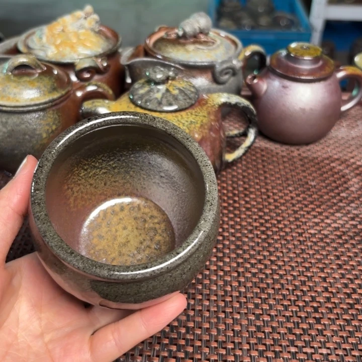 茶杯紫砂大水缸杯260