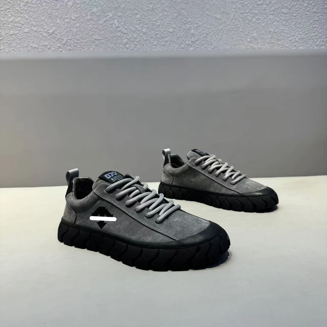 软底系带时尚休闲鞋低帮鞋子耐磨拼色运动舒适素面