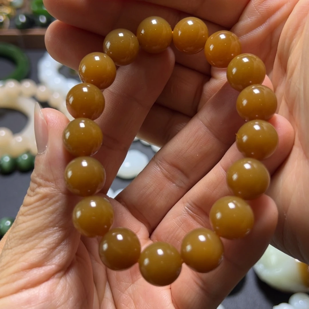 和田玉未镶嵌手串