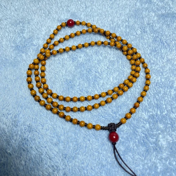 橄榄核4mm圆珠手工打金刚结编高端时尚通用挂件链（详情见细节图）