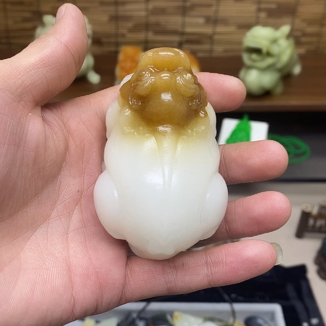 和田玉未镶嵌摆件