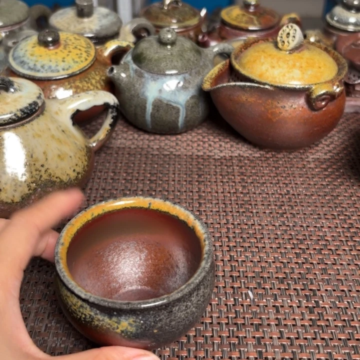 茶杯紫砂小水缸杯