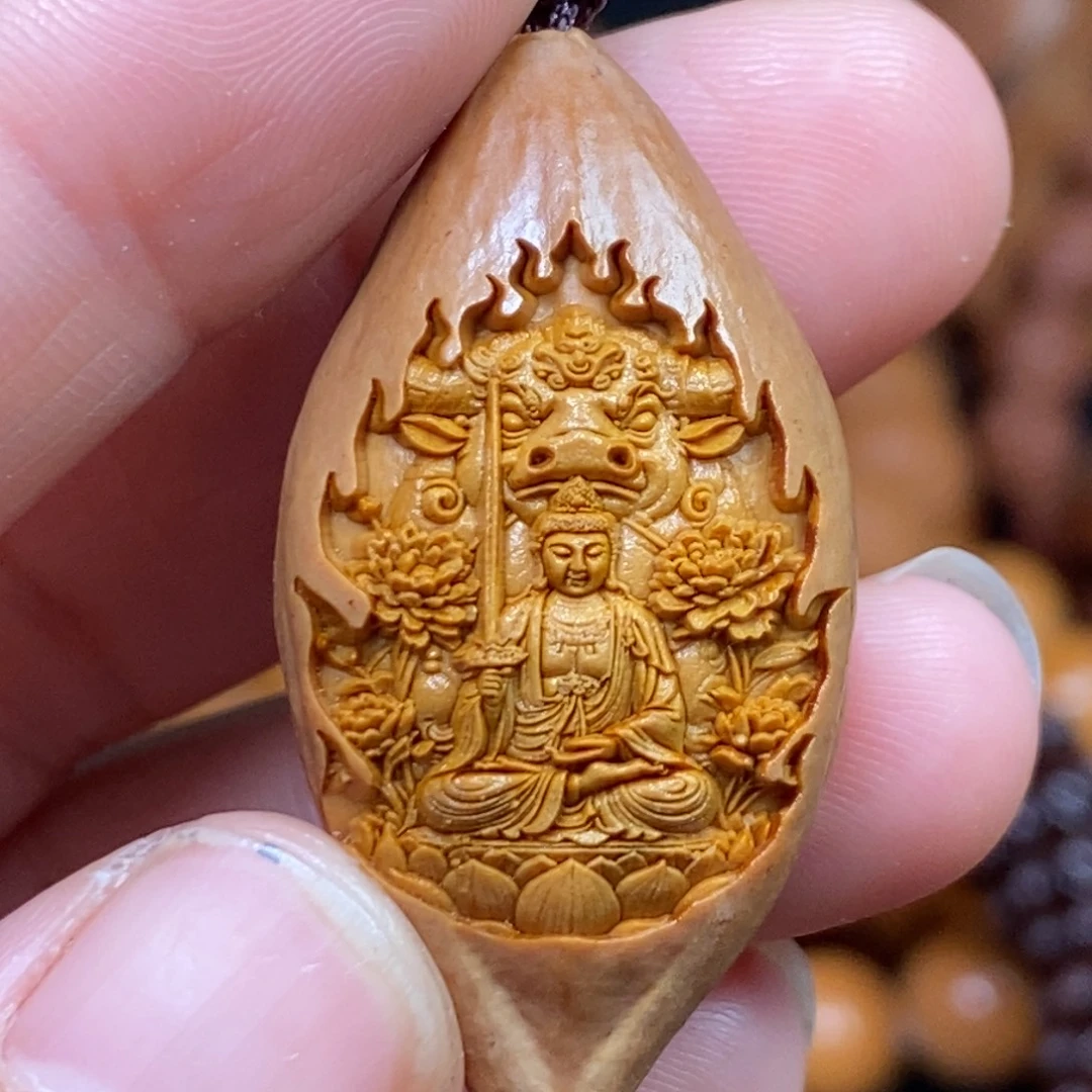 菩提籽类橄榄猴头核桃手串手链项链吊坠