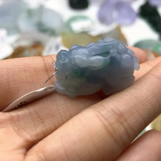 【闪购商品】定制翡翠未镶嵌貔貅