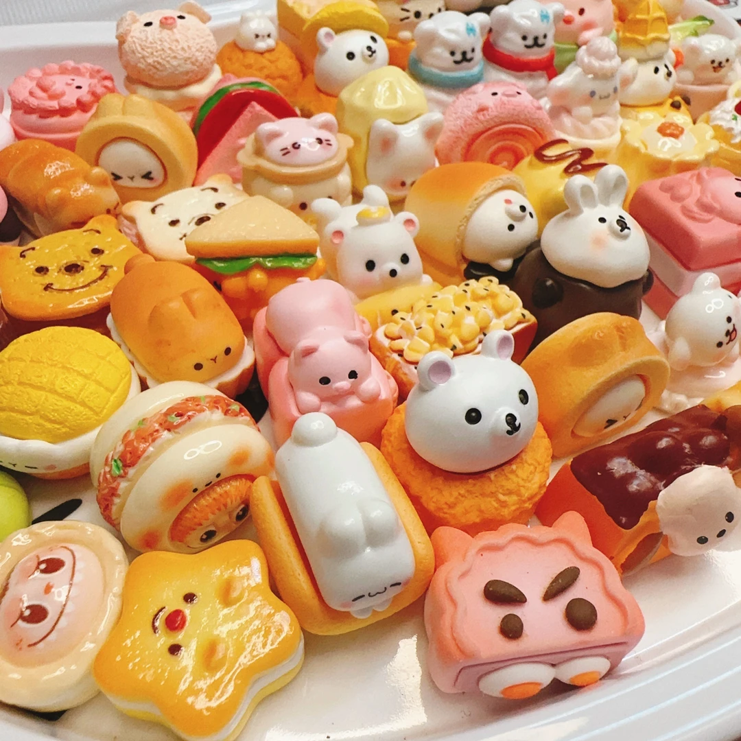 【立体款】仿真食玩diy微缩模型摆件混装盲袋树脂配件饰品