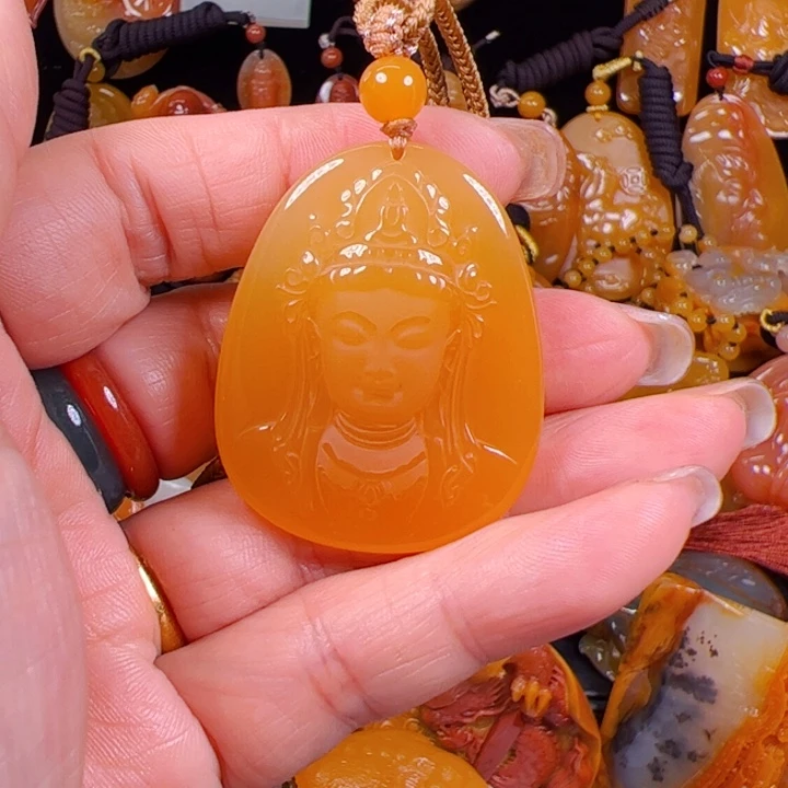 石英质玉（黄龙玉）未镶嵌笔搁