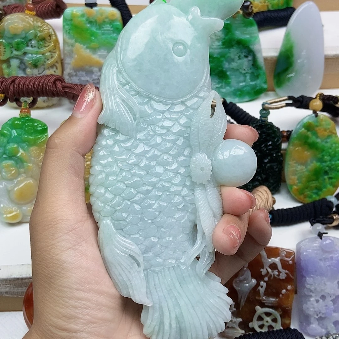 翡翠未镶嵌颈饰天然翡翠Ａ货