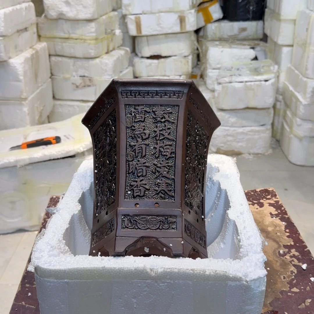 紫砂花盆口径24.25口径