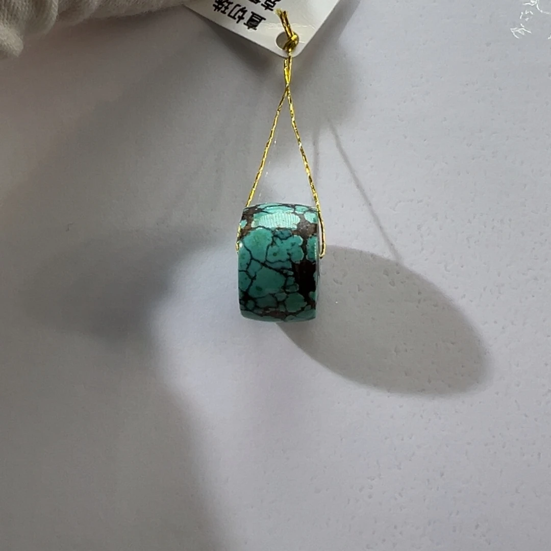 绿松石未镶嵌挂件14.1*9.4mm