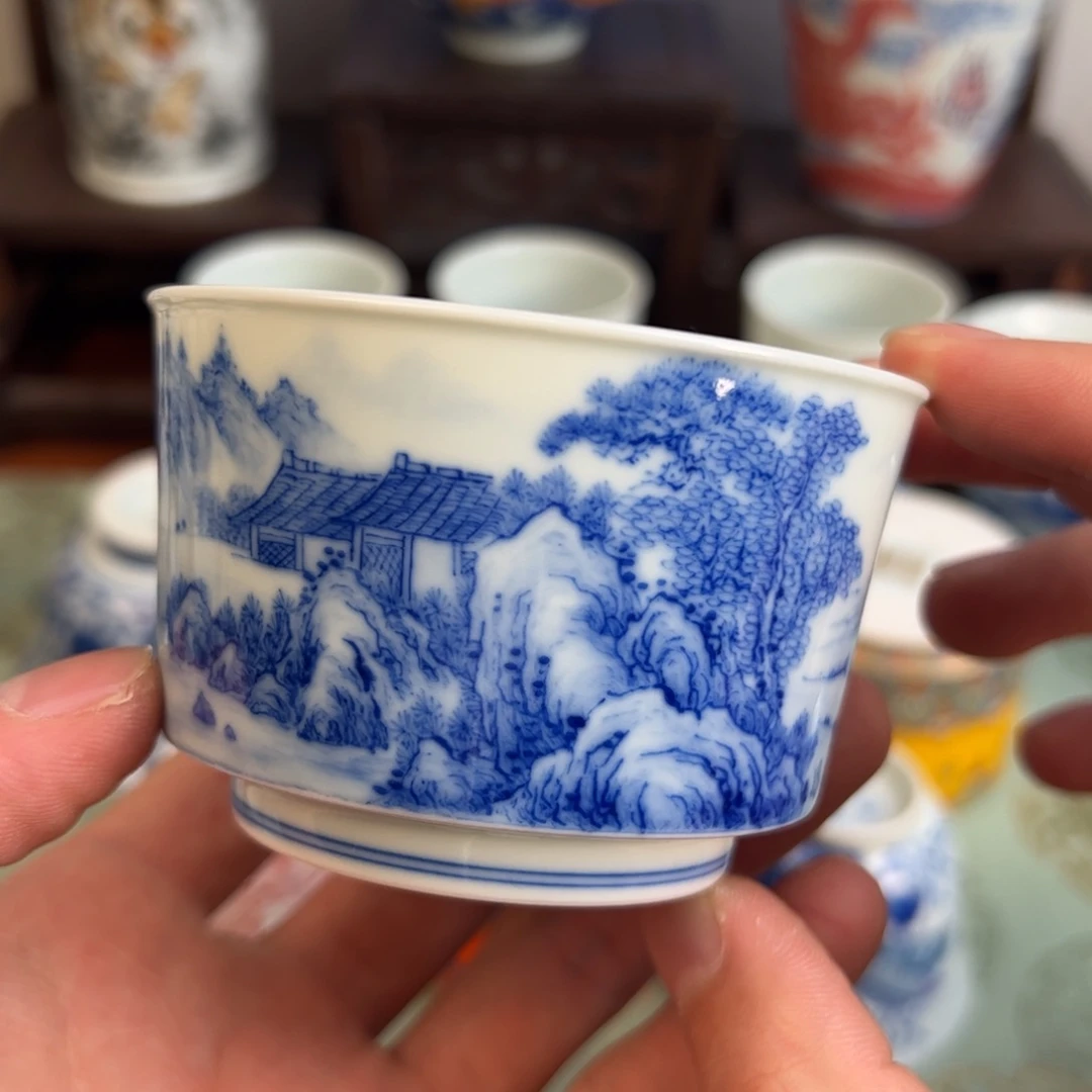 瓷片景德镇瓷器手工手绘