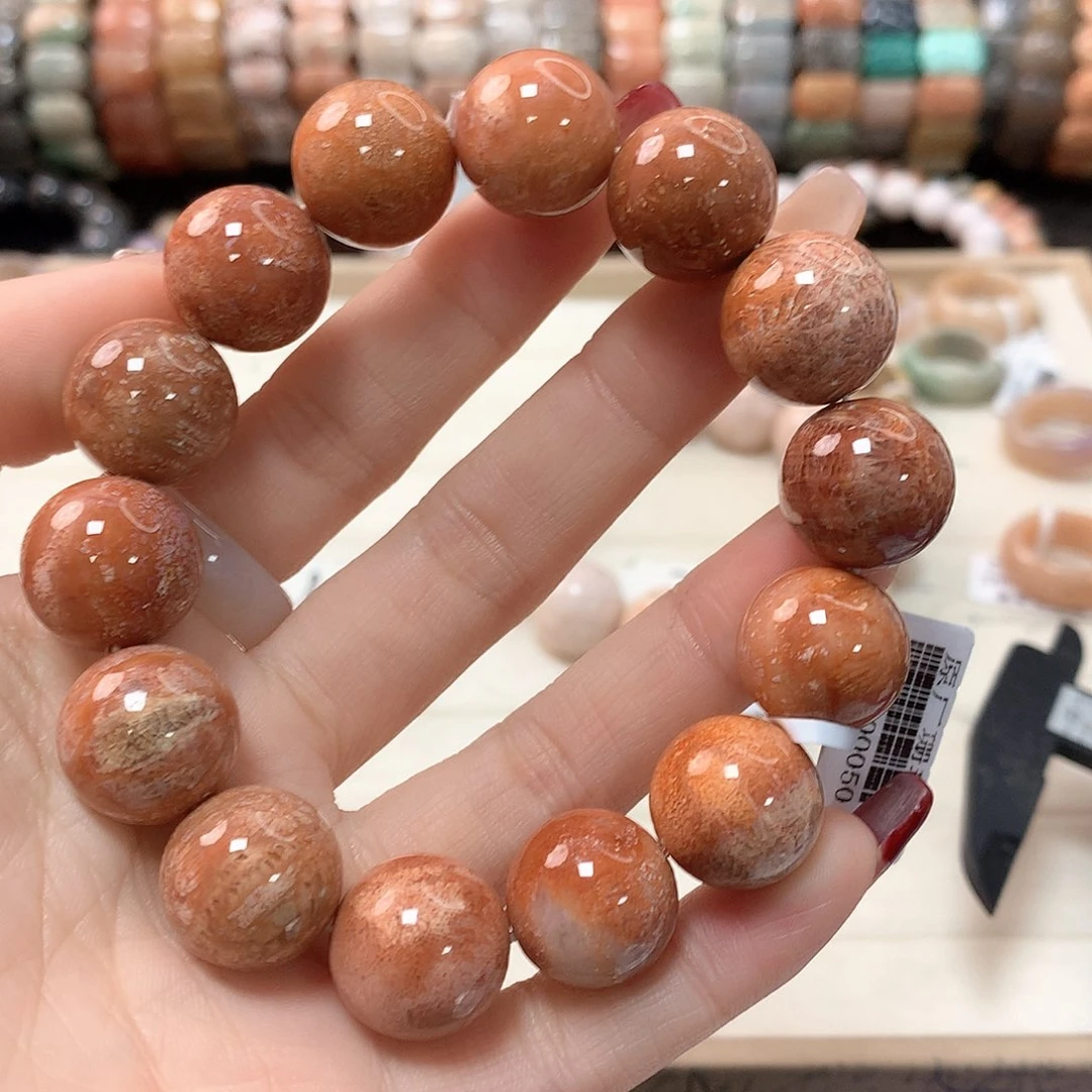 硅化珊瑚（珊瑚玉）手链未镶嵌坚**敢189