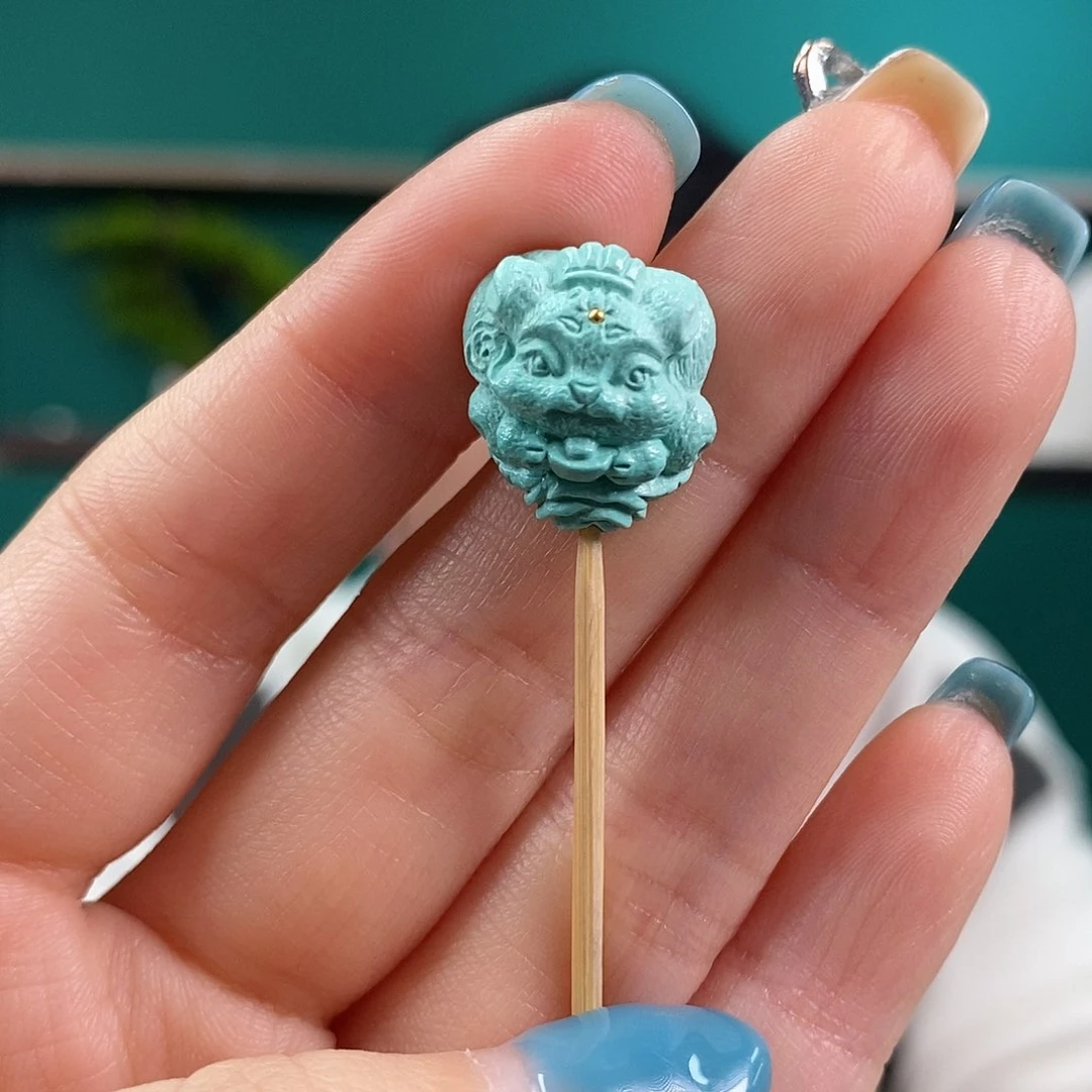 绿松石珠宝奇石未镶嵌