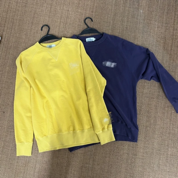 清货 做旧磨球韩系宽松显白卫衣