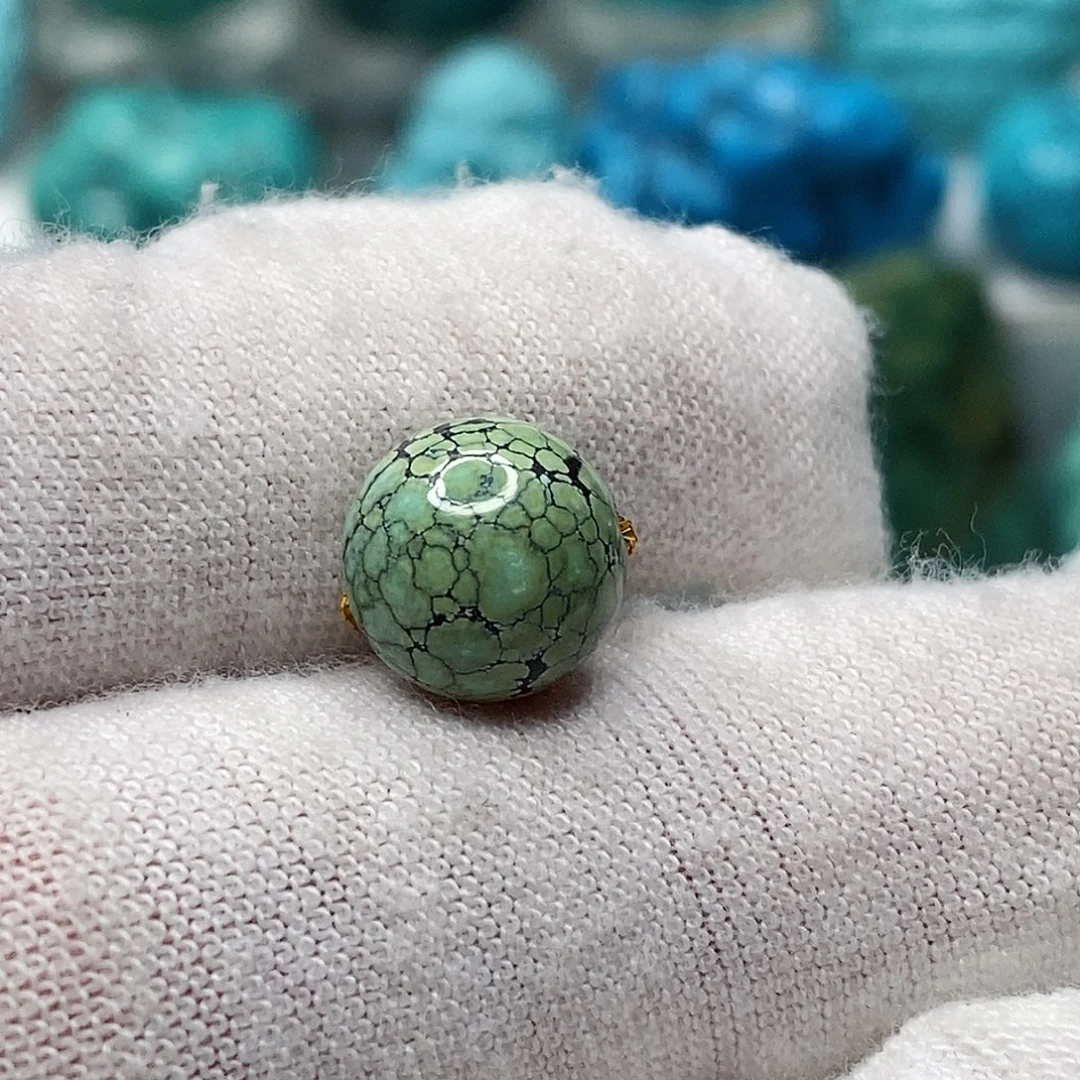 绿松石未镶嵌天然原矿 地大质检