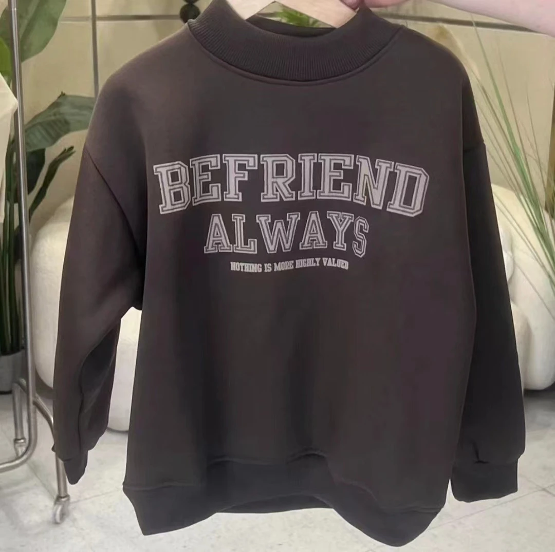 套头中大童常规款圆领男女通用类2182-110