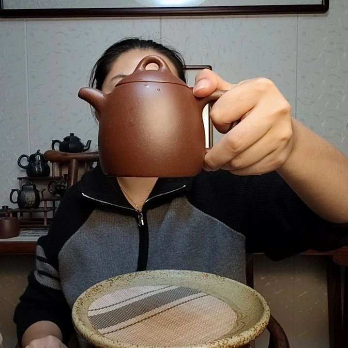 茶壶底槽青秦权310毫升