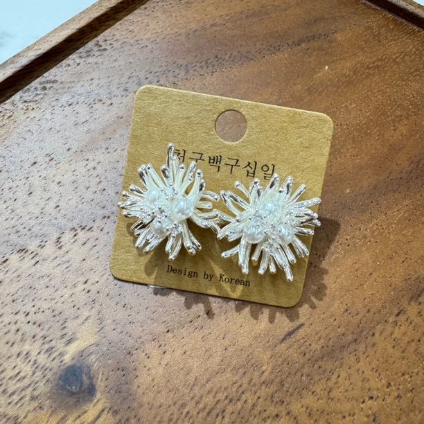 铜合金仿珍珠耳饰 龙哥推荐耳环76