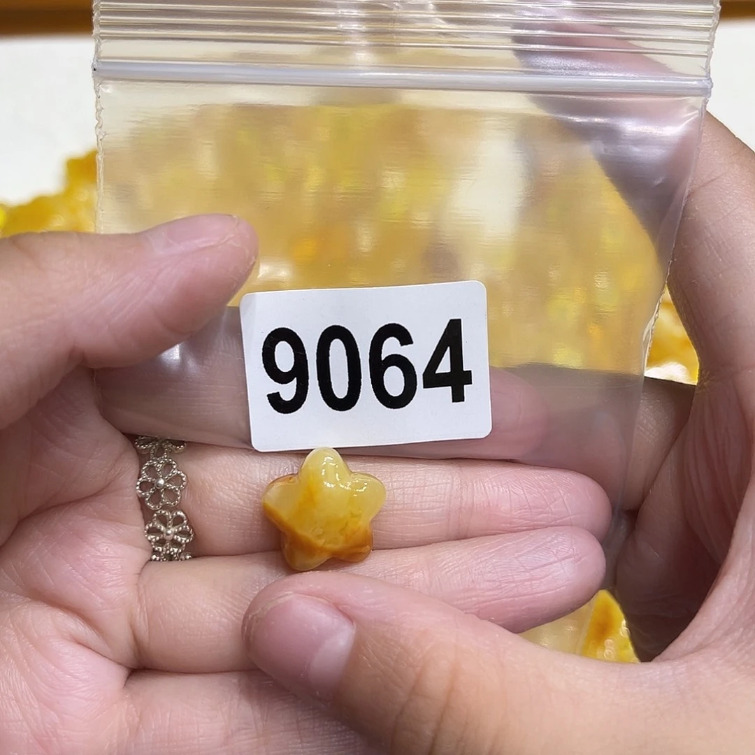 琥珀未镶嵌颈饰蜜蜡