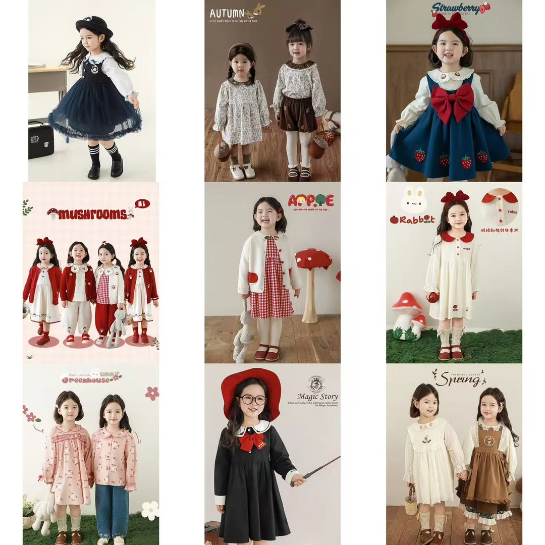 YOEHYAUL/幼悠春款长袖外穿宽松汉服裙子集合CY801