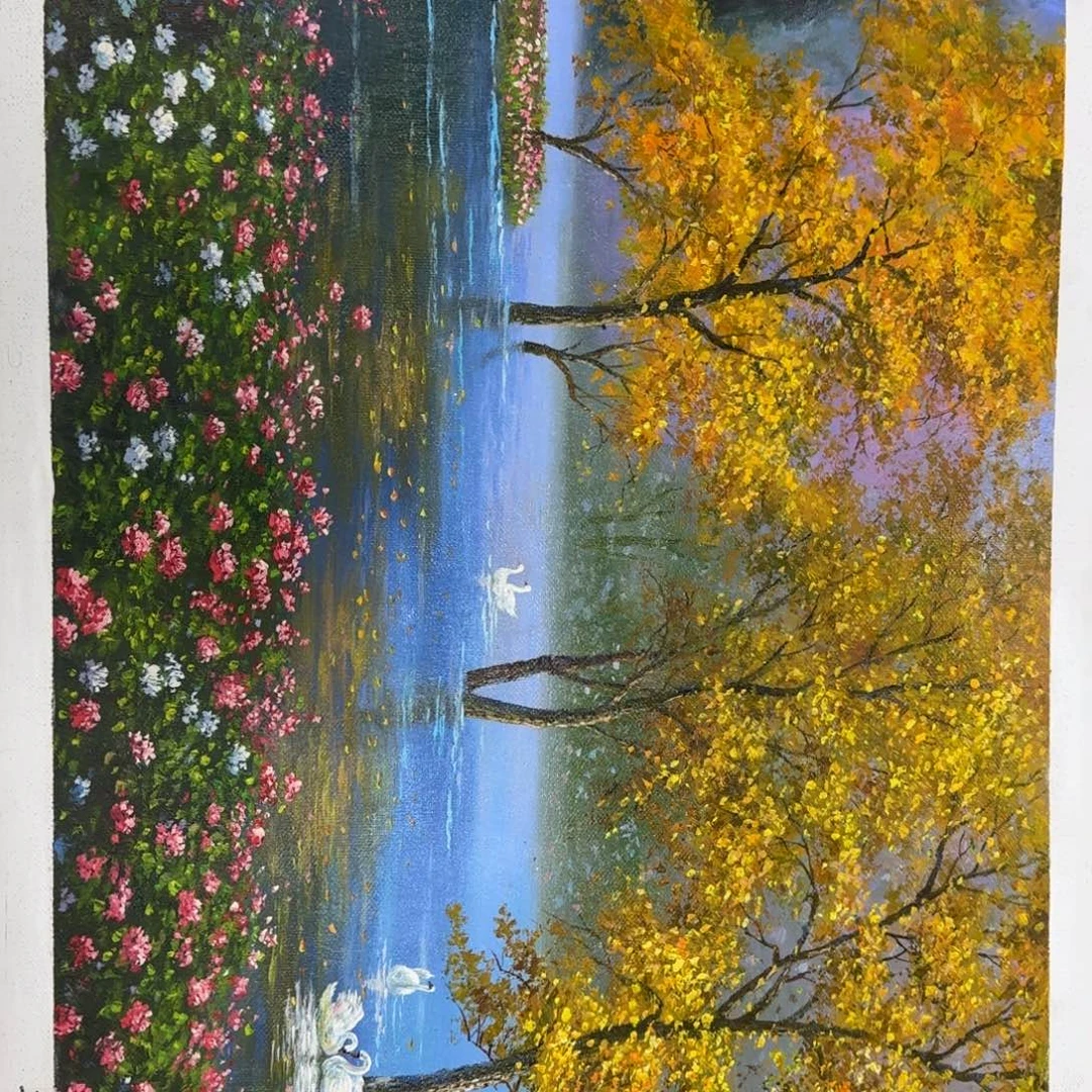 油画加油加油努力加油加油