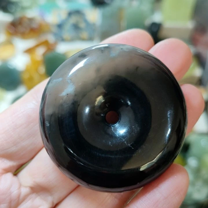 岫玉未镶嵌微瑕平安扣微瑕平安扣