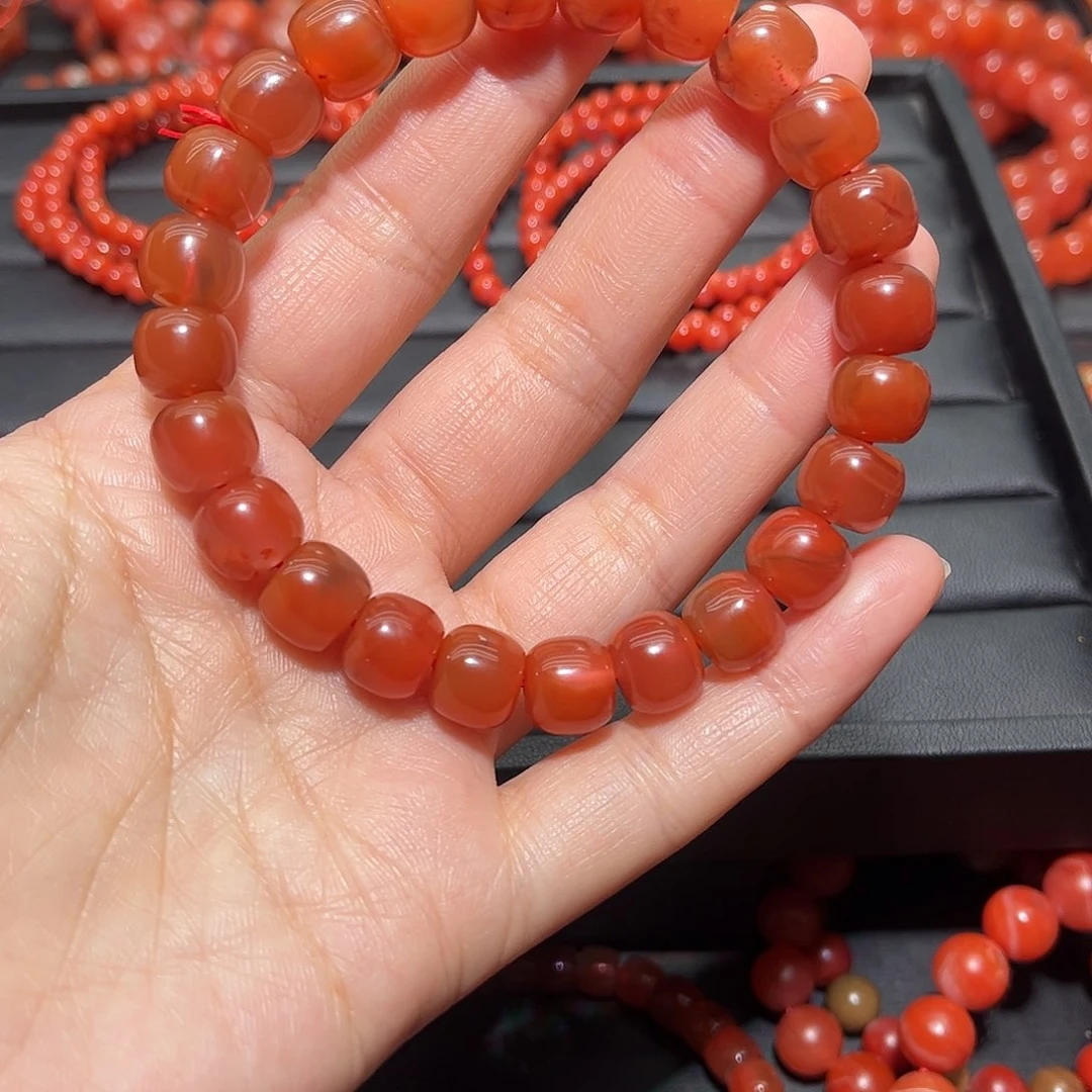 南红玛瑙手链未镶嵌
