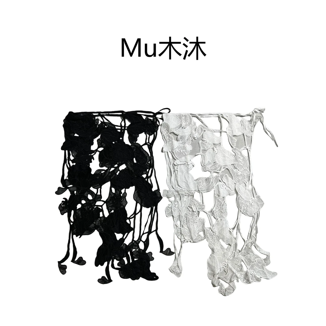 Mu木沐♠新品带镂空蕾丝裙帘屁帘