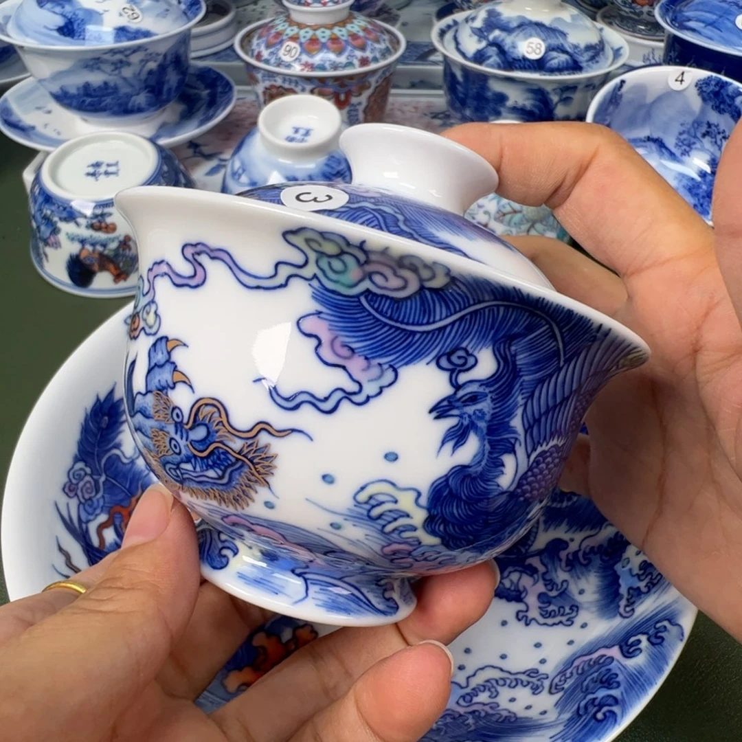 景德镇纯手工纯手绘茶具木木3