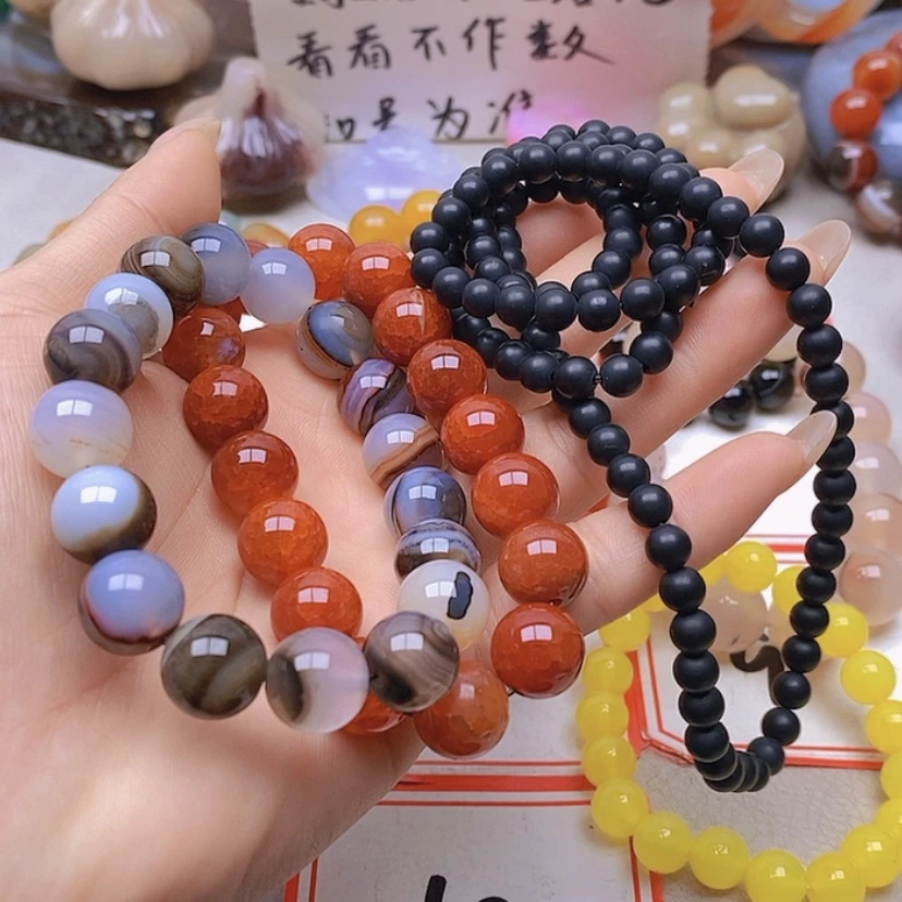 【闪购商品】未镶嵌玛瑙/玉髓珠宝半成品心**海