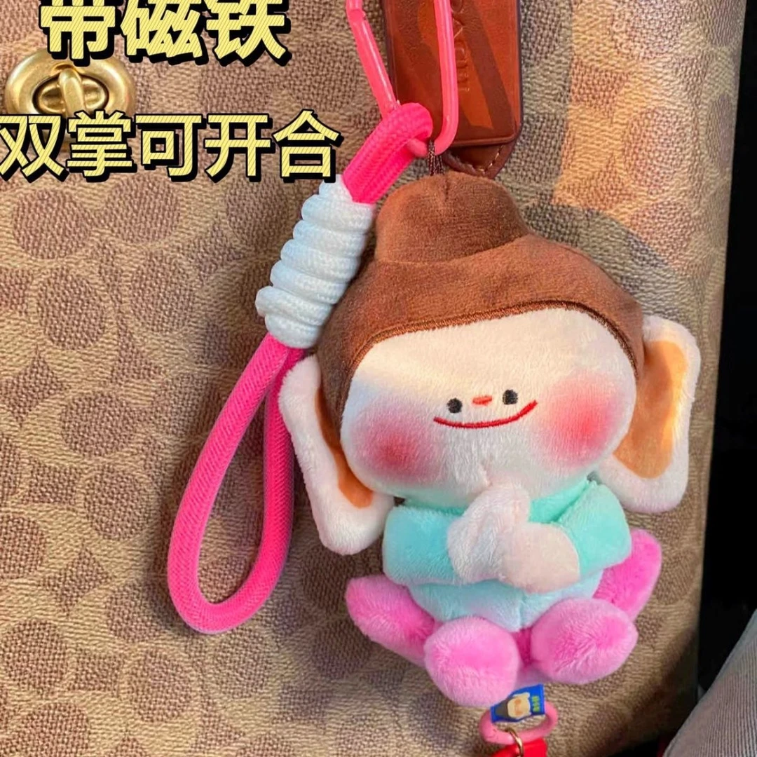 （正版现货）山西云冈石窟佛小伴莲花小佛文创纪念品钥匙扣挂件