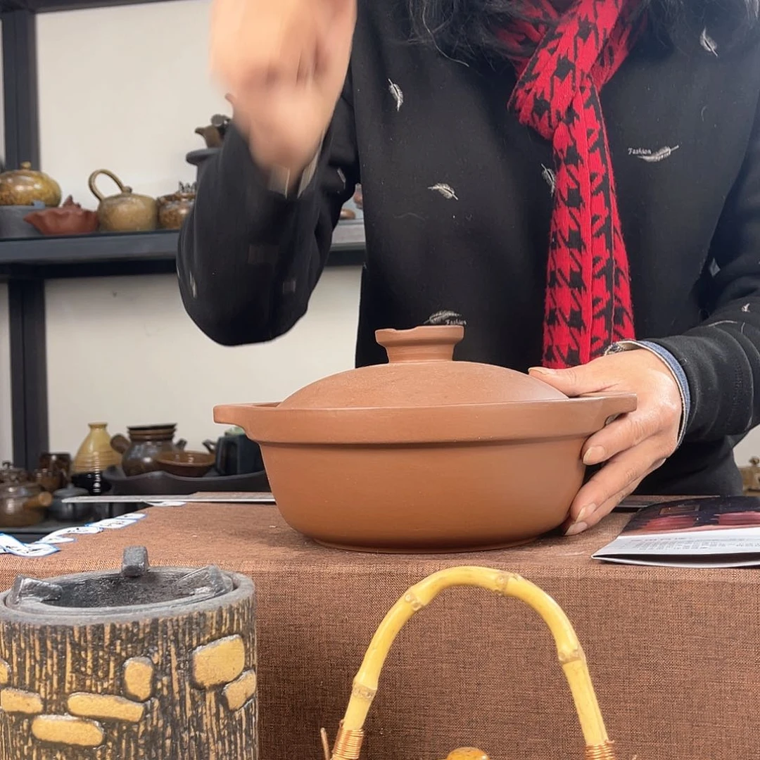 紫泥茶壶紫砂粗陶茶器