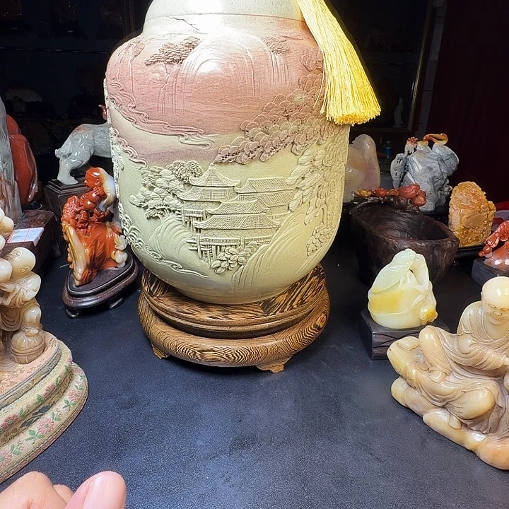 虎***宝寿山石寿山石工艺品摆件艺术品