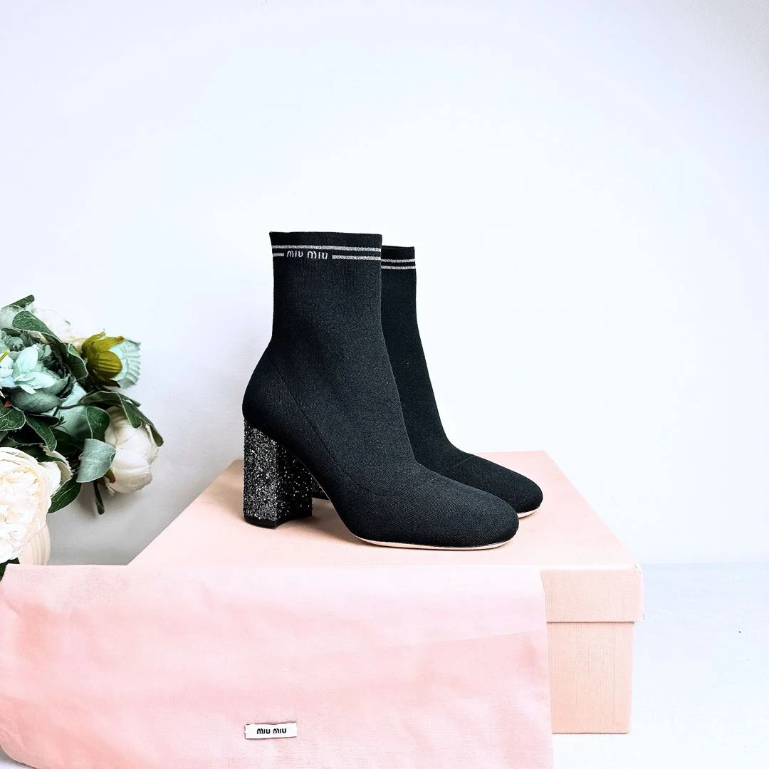闲置/Miumiu/缪缪/袜靴/36码/Xsp37154