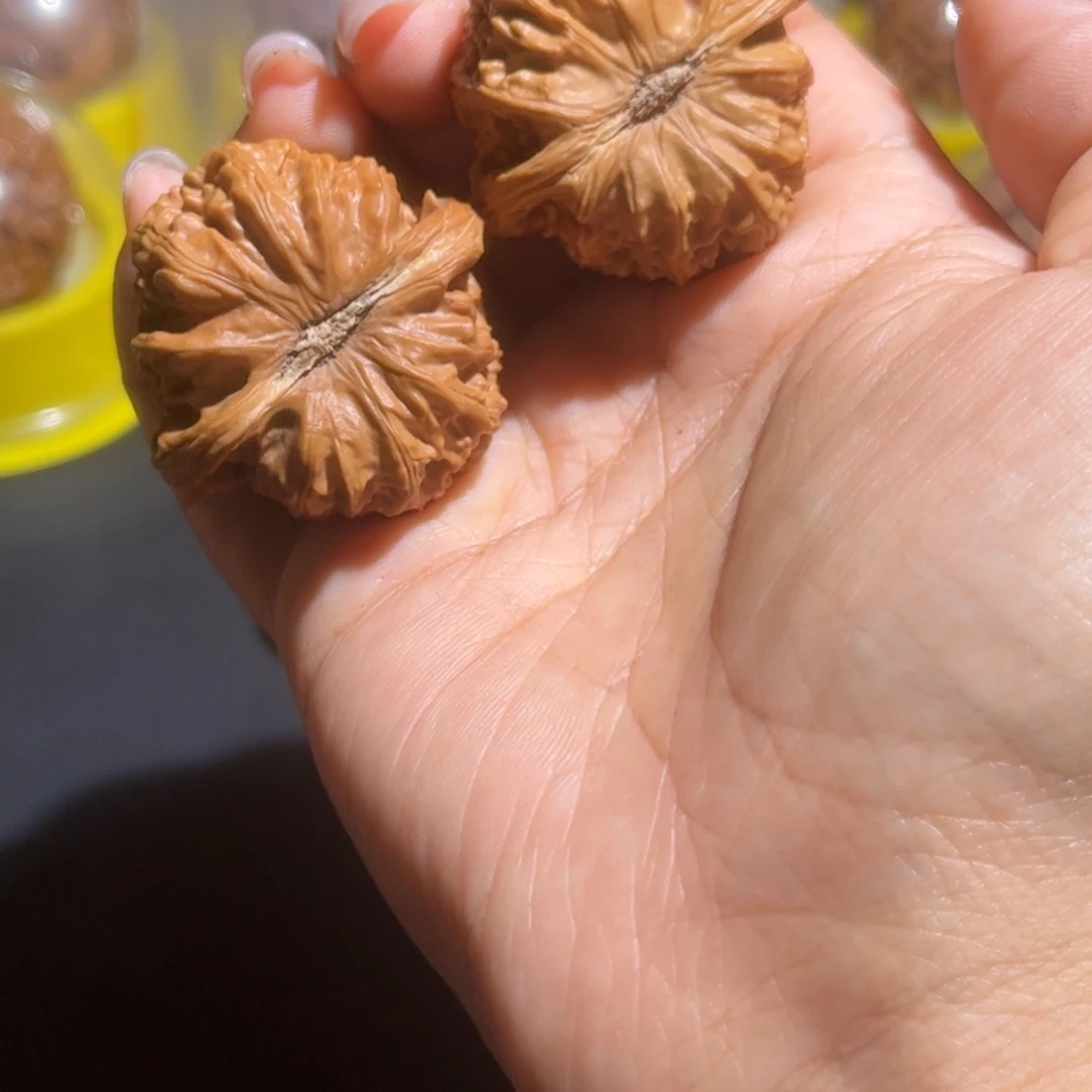 文玩核桃吊坠白狮子精配37