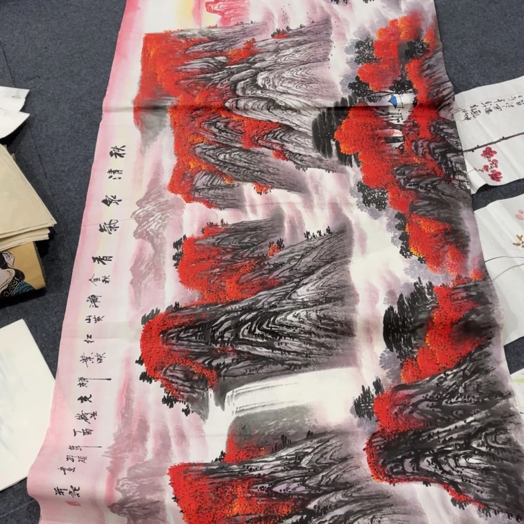 国画处理作品看好再拍哦