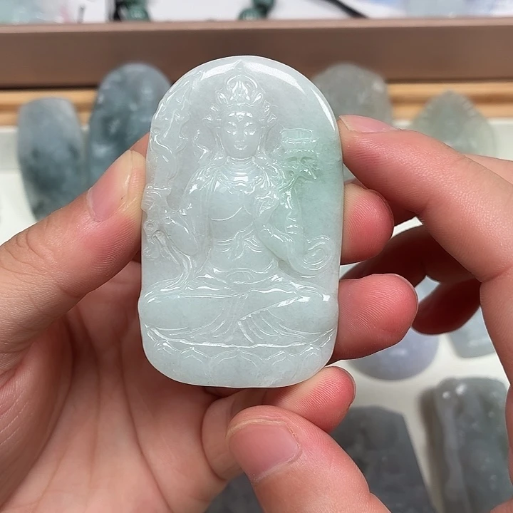 未镶嵌定制翡翠虚空藏
