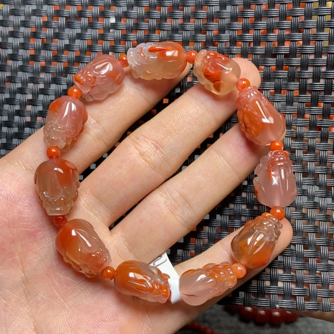 南红玛瑙未镶嵌手串