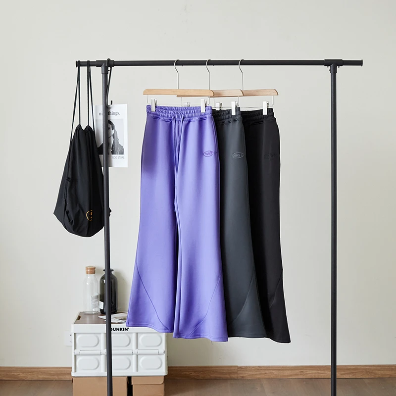 LISA.LISA特 穿出大长腿！空气层阔腿微喇裤 V236 女 H1351